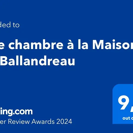 Une Chambre A La Maison Du Ballandreau